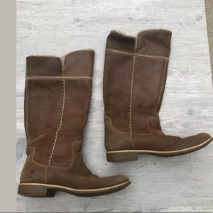 Timberland Women's  Boots Camel Genuine Leather